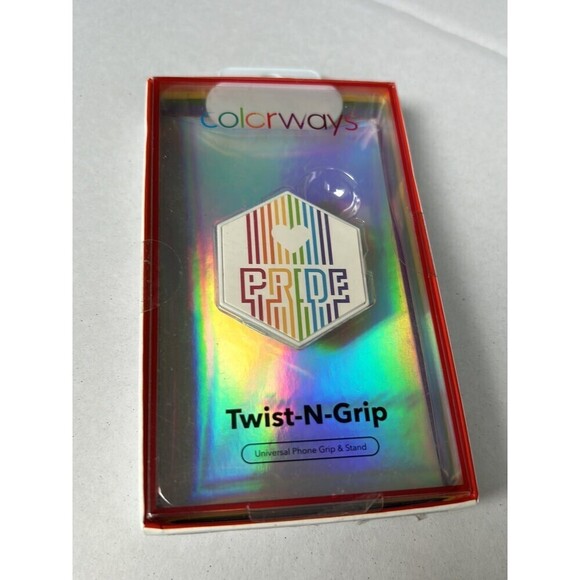 Colorways Pride Twist-N-Grip Universal Phone Grip & Stand - Picture 1 of 2